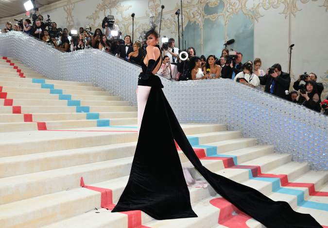 Jennifer Lopez en la Met Gala 2023.