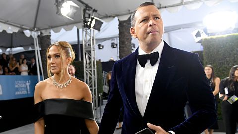 Jennifer Lopez y Alex Rodriguez en los Annual Screen Actors Guild Awards 2019.