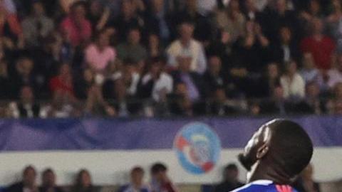 Messi celebra el gol del PSG que le da otra liga al cuadro francés.