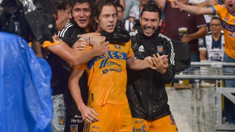 Sebastián Córdova celebra su gol ante Monterrey.
