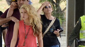 Shakira cuado viajó con la familia de Gerard Piqué a Colombia en 2016.