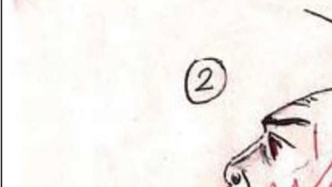 Dibujo de torturas en Guantánamo