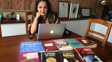Sanjuana Martínez, autora de 13 libros con una carrera de 35 años en el periodismo. (Cortesía)