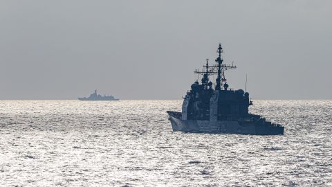 Canadá y EE.UU. están realizando maniobras en aguas internacionales en el Estrecho de Taiwán.