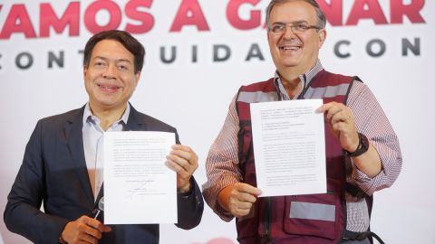 Excanciller Marcelo Ebrard se registra ante el partido político Morena como aspirante por la presidencia de México