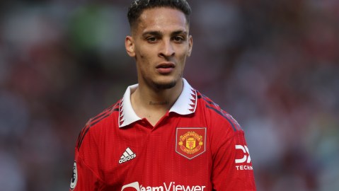 Antony, futbolista brasileño del Manchester United.