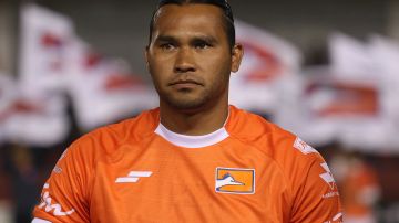 Carlos Peña, durante el partido de preparación entre Correcaminos de la UAT y Atletico Reynosa en 2020.