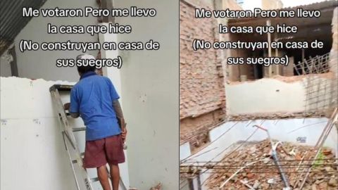 Destruye casa viral