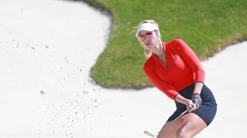 Paige Spiranac, golfista profesional y figura de las redes sociales.