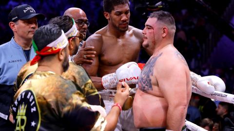 Andy Ruiz en su combate con Anthony Joshua.