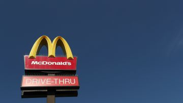 MILTON KEYNES, - APRIL 24: View of a McDonald's restaurant sign on April 24, 2020 in Milton Keynes, United Kingdom . The British government has extended the lockdown restrictions first introduced on March 23 that are meant to slow the spread of COVID-19. (Photo by Catherine Ivill/Getty Images)