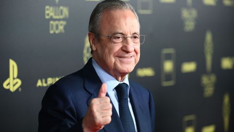 Florentino Pérez en la gala al Balón de Oro 2022.