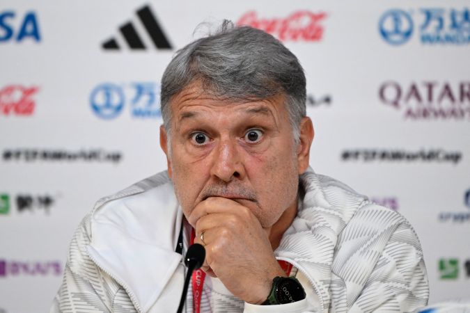 Gerardo 'Tata' Martino durante su etapa de entrenador de la Selección de México.