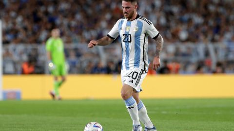 Alexis MacAllister, mediocampista de la Selección de Argentina en Qatar 2022.