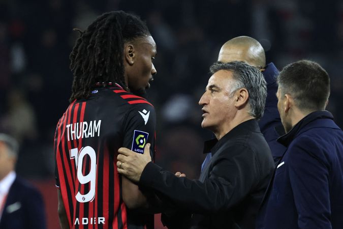 Christophe Galtier en su etapa en el Niza. VALERY HACHE - Getty Images.