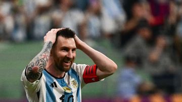 El último partido de Messi fue con la selección de Argentina ante Australia.