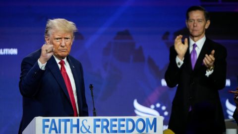 Trump habló en la gala Camino a la Mayoría de Faith & Freedom Coalition en Washington D.C.