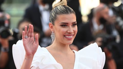 CANNES, FRANCE - JULY 07: Michelle Salas attends the "Tout S'est Bien Passe (Everything Went Fine)" screening during the 74th annual Cannes Film Festival on July 07, 2021 in Cannes, France. (Photo by Kate Green/Getty Images)