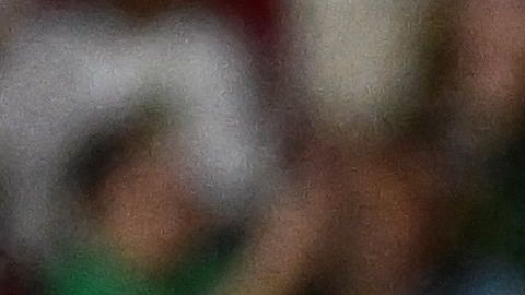 México celebra el primer gol del juego contra Haití.