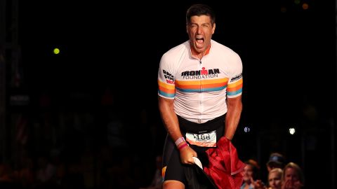 Sebastien Bellin, exbasquetbolista que también compitió en un triatlón.