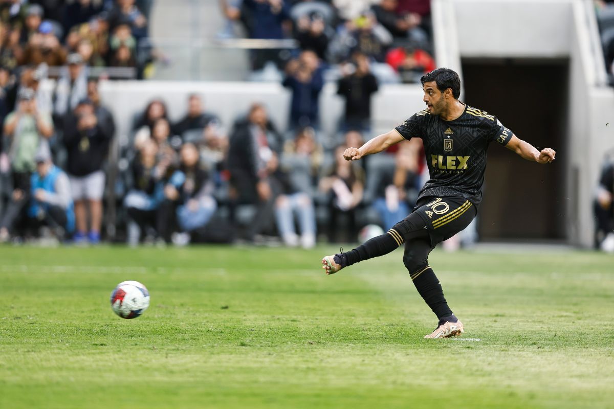 Carlos Vela, delantero mexicano del LAFC en la MLS.