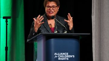 BEVERLY HILLS, CALIFORNIA - MARCH 15: Mayor of Los Angeles Karen Bass attends The Alliance For Children's Rights 31st Annual Champions for Children Gala at The Beverly Hilton on March 15, 2023 in Beverly Hills, California. (Photo by Leon Bennett/Getty Images)
