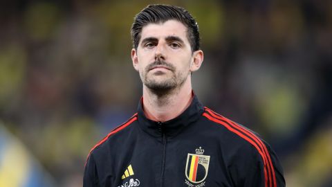 Courtois dejó la concentración de Bélgica