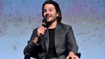 LOS ANGELES, CALIFORNIA - APRIL 30: Diego Luna speaks onstage during the Emmy FYC Q & A for Andor at the DGA Theater in Los Angeles, California on April 30, 2023. (Photo by Alberto E. Rodriguez/Getty Images for Disney)