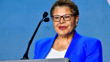 BEVERLY HILLS, CALIFORNIA - MAY 01: Los Angeles Mayor, Karen Bass attends the 2023 Milken Institute Global Conference at The Beverly Hilton on May 01, 2023 in Beverly Hills, California. (Photo by Jerod Harris/Getty Images)