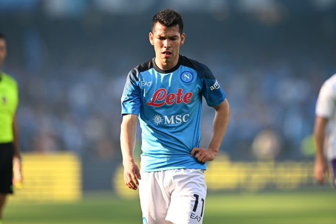 Lozano fue una pieza importante en el Napoli. Francesco Pecoraro- Getty Images.