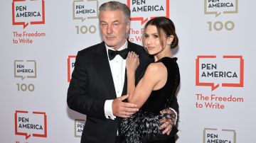 NEW YORK, NEW YORK - MAY 18: Alec Baldwin and Hilaria Baldwin attend the 2023 PEN America Literary Gala at American Museum of Natural History on May 18, 2023 in New York City. (Photo by Jamie McCarthy/Getty Images for PEN America)