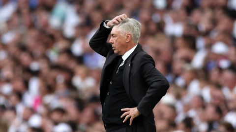 Carlo Ancelotti, entrenador del Real Madrid en España.