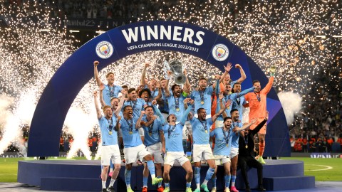Manchester City campeón de la Champions League.