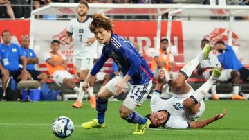 Japón marcó cuatro goles en el primer tiempo.
