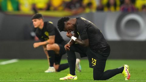 Vinícius Jr. estaba disputando un partido amistoso contra el racismo.