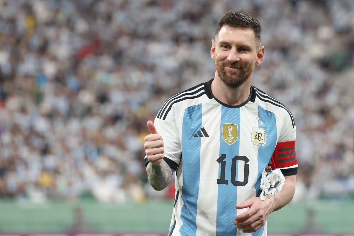 Messi es el capitán del combinado albiceleste.