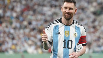Messi viene de jugar un partido amistoso con Argentina.