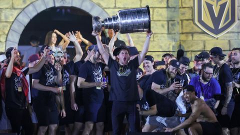 Jugadores de las Vegas Golden Knights.