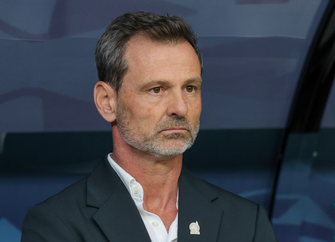 Diego Cocca en su último partido con México.