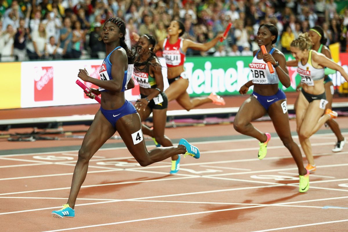 Tori Bowie ganó la prueba de 100 metros en el Mundial de Atletismo.