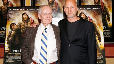 NEW YORK - NOVEMBER 16: Writer Cormac McCarthy and director John Hillcoat attend the New York premiere of Dimension Films' "The Road" at Clearview Chelsea Cinemas on November 16, 2009 in New York City. (Photo by Mark Von Holden/Getty Images for Dimension Films)