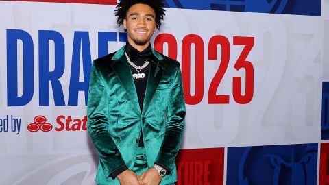 Jalen Hood-Schifino fue elegido en el draft por los Ángeles Lakers.