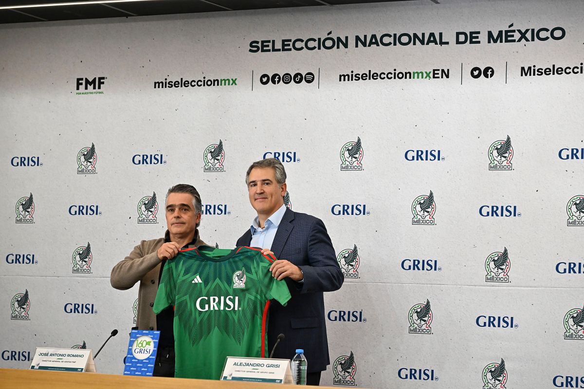The Mexican national team introduces Grupo Grisi as a new sponsor until ...