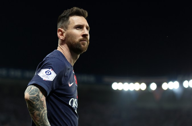 Lionel Messi en su último partido con los colores del PSG.