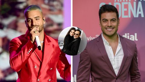 Maluma y Carlos Rivera felicitan a Nadia Ferreira y Marc Anthony