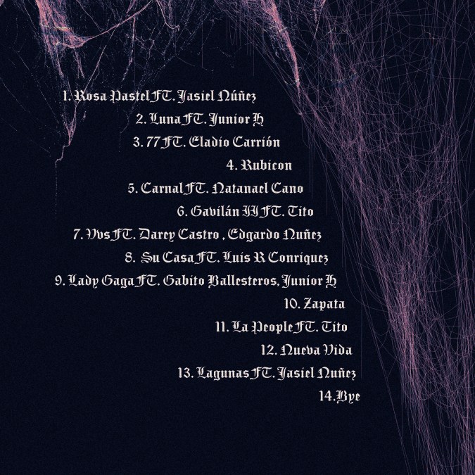 Canciones del disco "Génesis" de Peso Pluma.