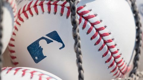 Pelota oficial del béisbol de Grandes Ligas.