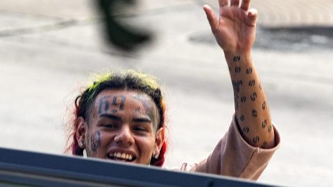 Tekashi 6ix9ine cuando fue puesto en libertad en el 2018.
