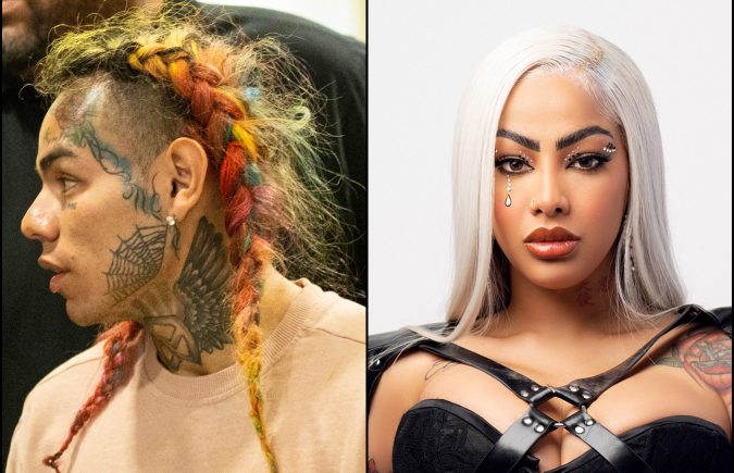 Tekashi 6ix9ine, cantante de hip hop. Yailin La Más Viral, cantante de género urbano.