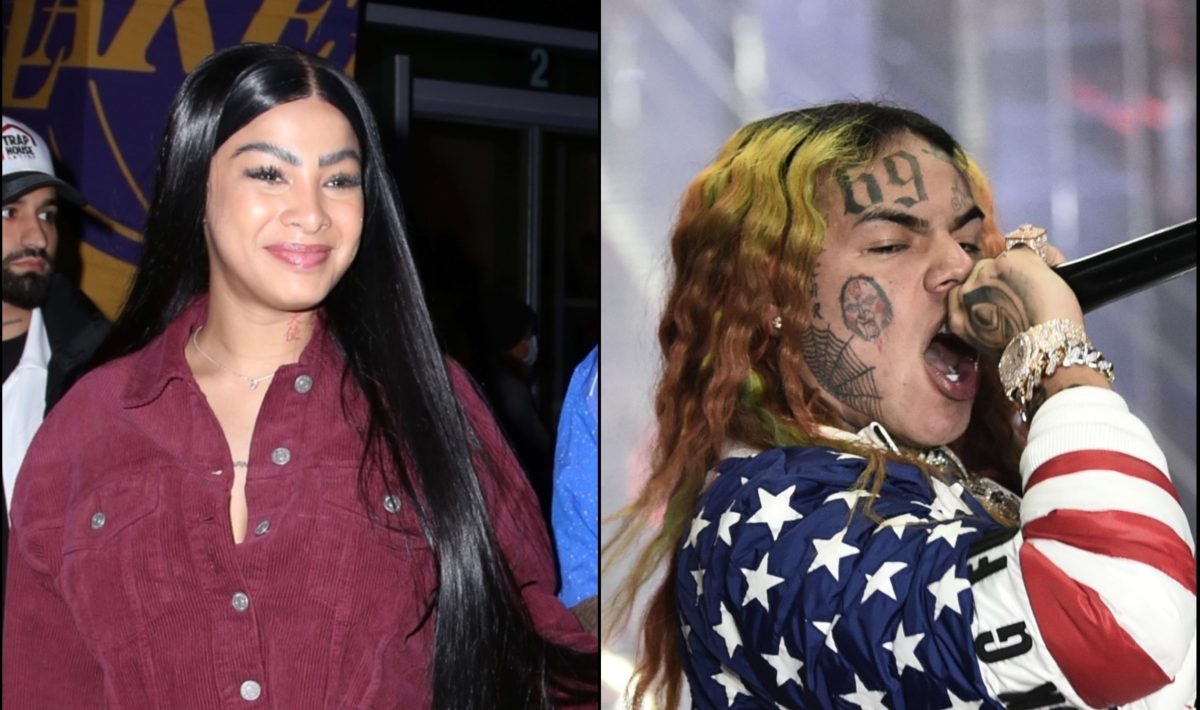 Yailin La Más went viral while partnering with Anuel AA.  Tekashi 6ix9ine at an event in Milan 2017.